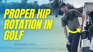 GOLF TIP | How To Create PROPER HIP ROTATION In Golf