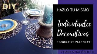 Como realizar INDIVIDUALES DECORATIVOS con SILICONA