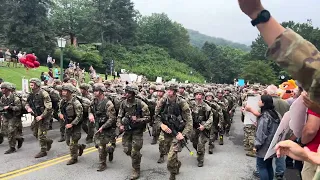 2023 West Point March Back with the class on 1977