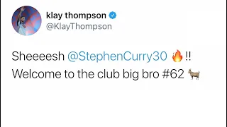 NBA Players React to Steph Curry vs Portland Trail Blazers | Curry Career High 62 Points