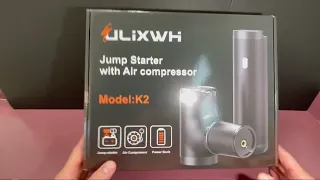 ULIXWH Portable Jump Starter with Air Compressor Unboxing and Use #mechanic #mechaniclife  #auto