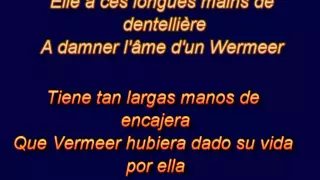 Pierre Bachelet : elle est d'ailleurs ( Français - Espagnol/ Francés - Español)