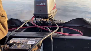 ЧЁРНАЯ ЖЕМЧУЖИНА YAMAHA 40 VEOS СТАРТ С МЕСТА 🚤 BLACK PEARL YAMAHA 40 VEOS STARTING FROM THE SPOT