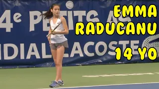 Emma Raducanu is 14 YO | Junior Match Highlights