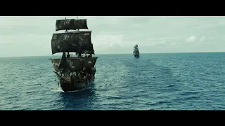 Black Pearl Escapes The Flying Dutchman