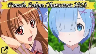 Top 100 Female Anime Characters 2018