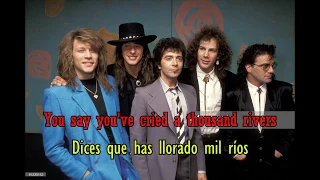 BON JOVI - I'll be there for you (lyrics / subtitulado)