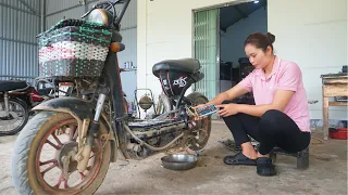 Mechanical Girl:Completely Repaired And Restored Old Electric Motorbike To New Ones