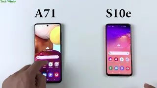 SAMSUNG A71 vs S10e Speed Test