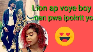 Lion ap voye boy nan pwa ipokrit la. Gad Jan yn lanmou bèl