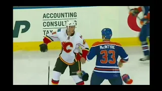 Flames - Oilers rough stuff 10/7/10