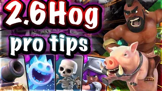 【クラロワ】2.6ホグ&スケアイスピ小技集  2.6 HOG PRO TIPS 【おやっすう】