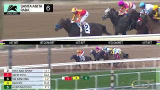 Ice Dancing wins the Grade 2 Santa Ynez Stakes on Sunday, January 8, 2023 at Santa Anita Park.