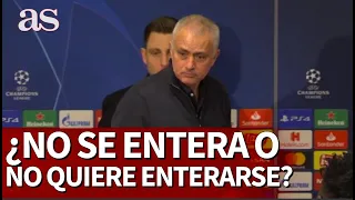 Leipzig 3 Tottenham 0 | La surrealista conversación entre Mourinho y un periodista | Diario AS