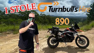 Stealing a KTM 890 the easy way