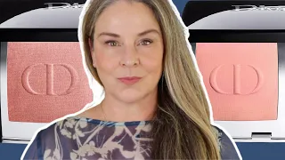 More New Dior Rouge Blushes:  Nude Look & Greige Face & Arm Swatches & Comparisons