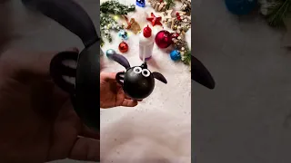 Festive Shaun the Sheep Christmas Bauble Craft 🐑🎄 #shorts