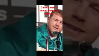 Canelo Alvarez Learns how to swear in English #Canelo #Caneloteam #Undisputed #worldchampion #funny
