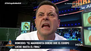 Tomás Roncero 'EXPLOTA': "¡ME SIENTO FRUSTRADO! ¡EL MADRIDISTA QUIERE QUE LUCHEN HASTA EL FINAL!"