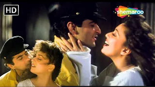 Nazaren Mili Dil Dhadakaa | Madhuri Dixit Superhit Song | Alka Yagnik | Udit Narayan | Raja (1995)