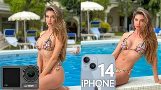 DJI OSMO Action 4 VS iPhone 14 Camera Test Comparison