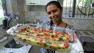 TORTA DE COUVE FLOR SEM GLÚTEM SEM FARINHA DE TRIGO