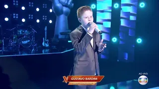 Gustavo Bardim Canta "thinking out loud" na Semi Final - The voice Brasil Kids (COMPLETO)