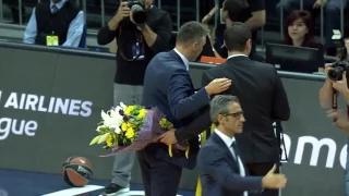 Fenerbahce honors legend player Sarunas Jasikevicius in Istanbul