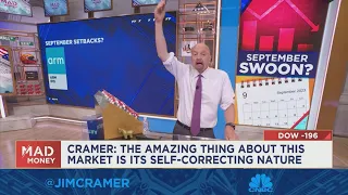 Mega-caps saw the most encouraging development today, says Jim Cramer