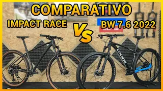 Comparativo Oggi Big Whell 7.6 2022 X Sense Impact Race 2021/22 - Qual leva a melhor? Sram GX