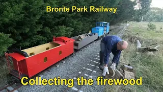 Bronte Park Miniature Railway, Collecting the firewood.