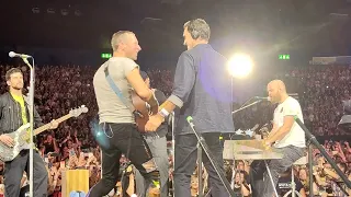 Coldplay performing "Don't Panic" with special guest Roger Federer @ Letzigrund Zurich 02.07.2023