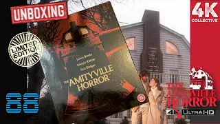 88 films 4k UltraHD Blu-ray limited edition release of The AmityVille Horror unboxing