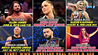 ALL WWE WRESTLERS Real Names & Age 2022 | WWE SUPERSTARS 2022