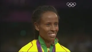 Ethiopia Meseret Defar Wins Women's 5000m Gold - London 2012 Olympics