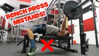 Top 5 Bench Press MISTAKES!