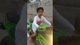 Ninja 300 exhaust sound | child reaction 🔥🔥🔥