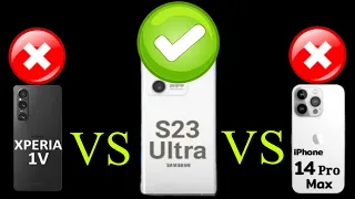 Samsung S23 ultra vs Sony Xperia 1v vs Iphone 14 Pro Max | Plx Faizan