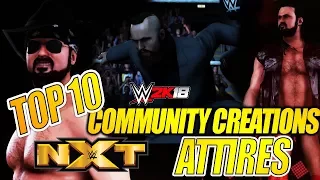 TOP 10 WWE 2K18 NXT DLC: COMMUNITY CREATIONS CUSTOM ATTIRES