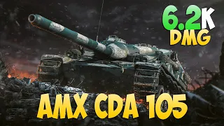 AMX Cda 105 - 6 Frags 6.2K Damage - Crystal! - World Of Tanks