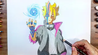 Drawing Boruto Uzumaki | Borushiki | Boruto Naruto Next Generation