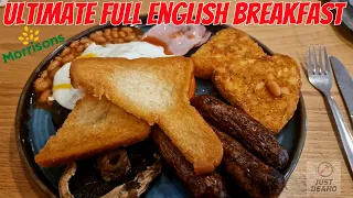 Morrisons Café - ULTIMATE FULL ENGLISH BREAKFAST - Food Review - Supermarket Cafe - IS IT ANY GOOD ?