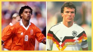 Frank Rijkaard x Lotthar Matthaus 1989 - Holland vs West Germany