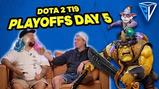 Dota 2 TI9 - Playoffs Day 5 recap with highlights from n0tail, Topson & more