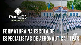 Banda e aeronaves na formatura dos novos sargentos da FAB em Guaratinguetá