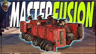 Two man fusion using the Master cabin as a repair fusion POD - Crossout Gameplay