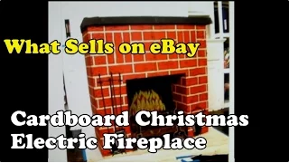 What Sells on Ebay: Cardboard Christmas Electric Fireplace, Countie of Boston Jar, Tam O' Shanters
