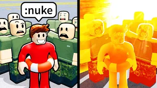 Roblox army roleplay but theres a NUKE