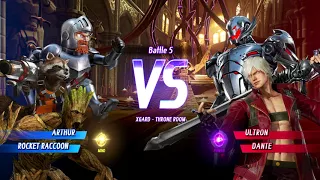 Marvel VS. Capcom: Infinite (Xbox One) Arcade as Arthur & Rocket Raccoon