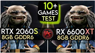 RTX 2060 SUPER vs RX 6600 XT | Test In 10+ Games | Which Is Best ?